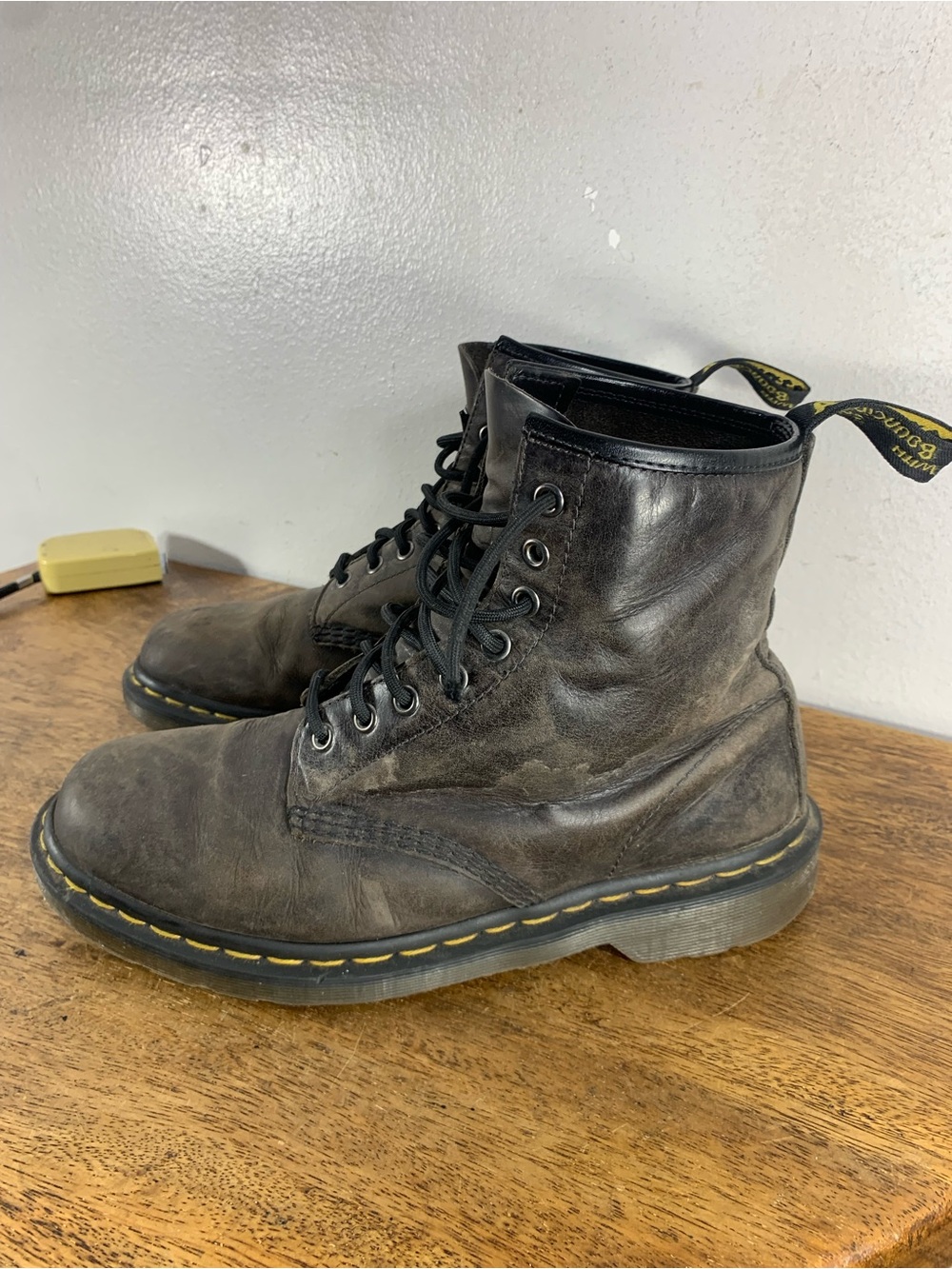 Dr Martens unisex combat style leather boots